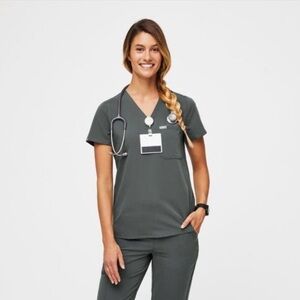 Figs Bonsai Catarina One Pocket Scrub Top XL
